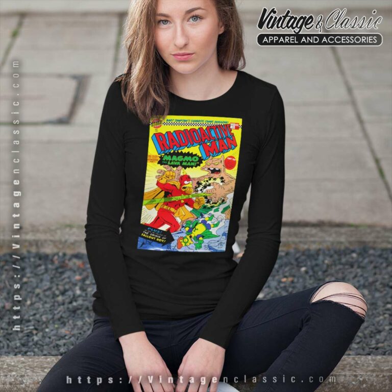 The Simpsons Radioactive Man Long Sleeve Tee The Simpsons Radioactive Man Long Sleeve Tee