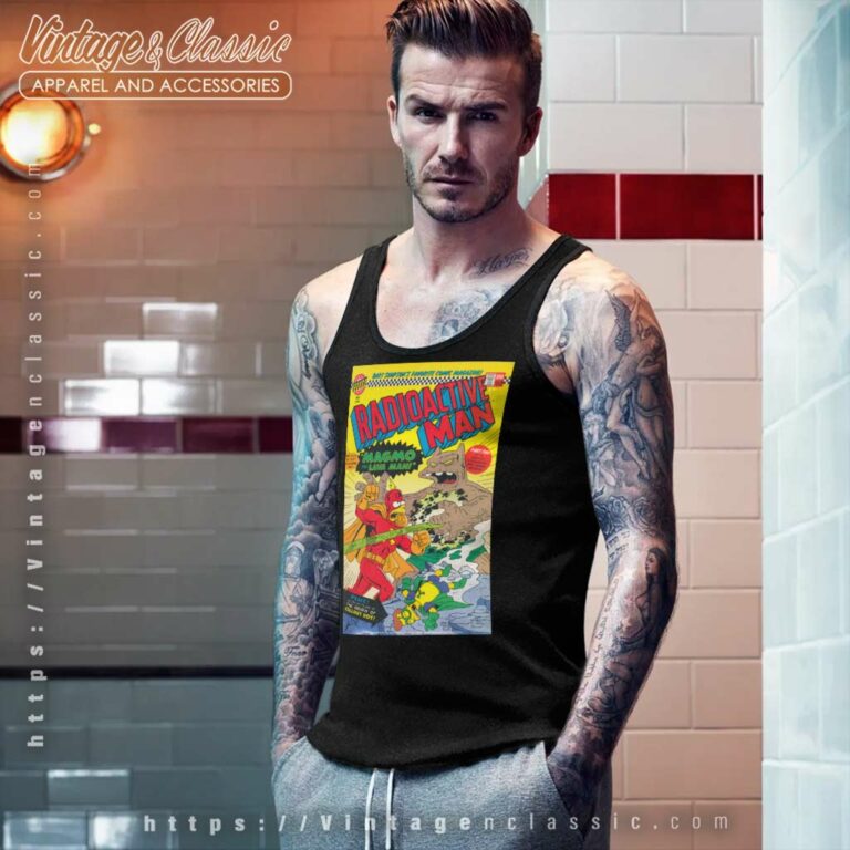 The Simpsons Radioactive Man Tank Top Racerback The Simpsons Radioactive Man Tank Top Racerback