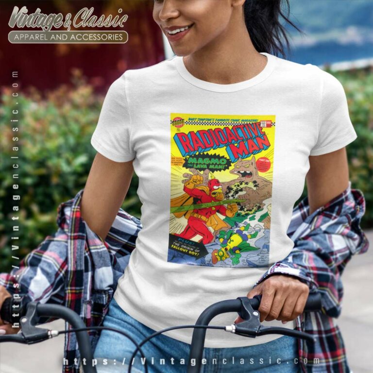 The Simpsons Radioactive Man Women TShirt The Simpsons Radioactive Man Women TShirt