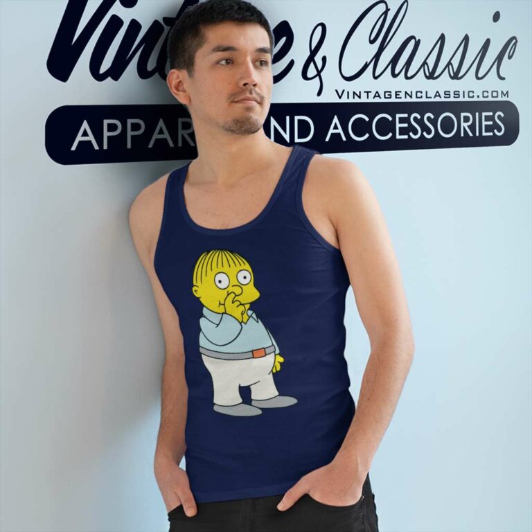 The Simpsons Ralph Wiggum Tank Top Racerback The Simpsons Ralph Wiggum Tank Top Racerback
