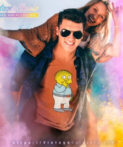 The Simpsons Ralph Wiggum V Neck TShirt