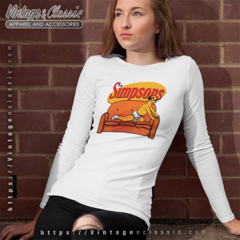 The Simpsons Seinfeld George Costanza Long Sleeve Tee The Simpsons Seinfeld George Costanza Long Sleeve Tee