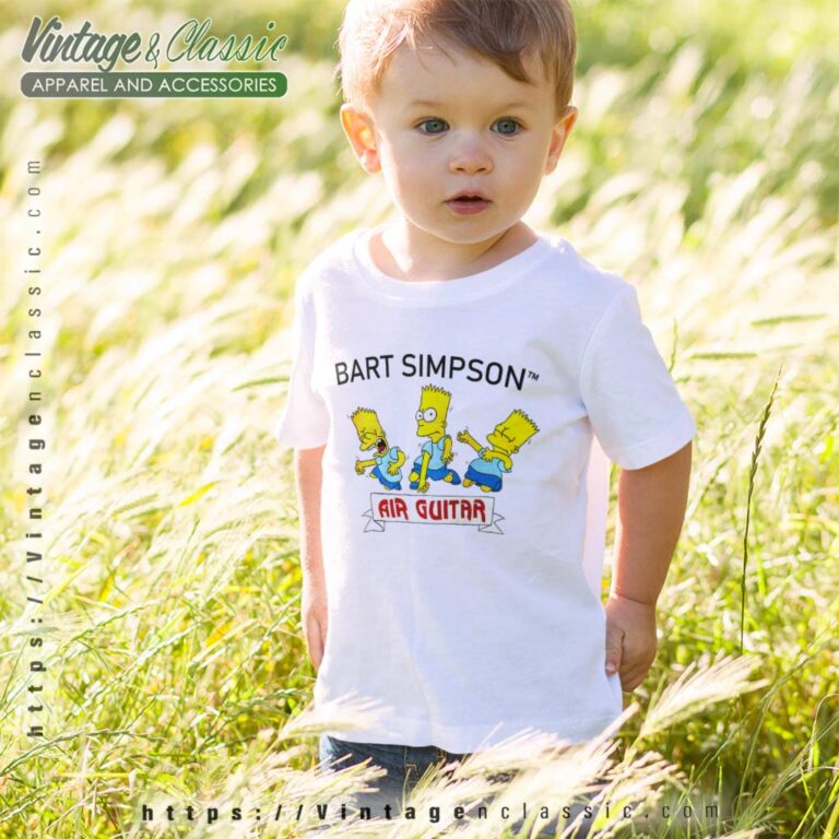The Simpsons Shirt Bart Simpson Air Guitar Kid T Shirt The Simpsons Shirt Bart Simpson Air Guitar Kid T Shirt