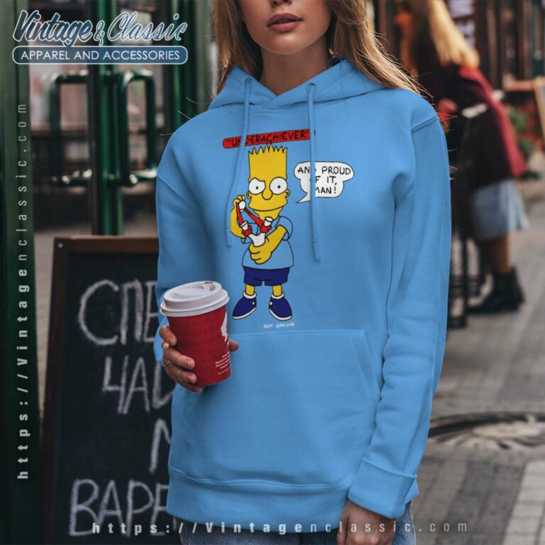 The Simpsons Shirt Bart Simpson Underachiever Hoodie The Simpsons Shirt Bart Simpson Underachiever Hoodie