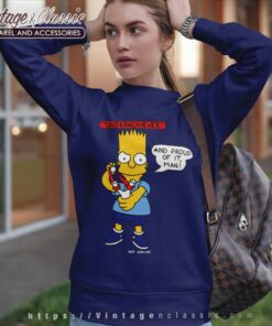 The Simpsons Shirt Bart Simpson Underachiever Sweatshirt