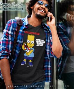 The Simpsons Shirt Bart Simpson Underachiever V Neck TShirt