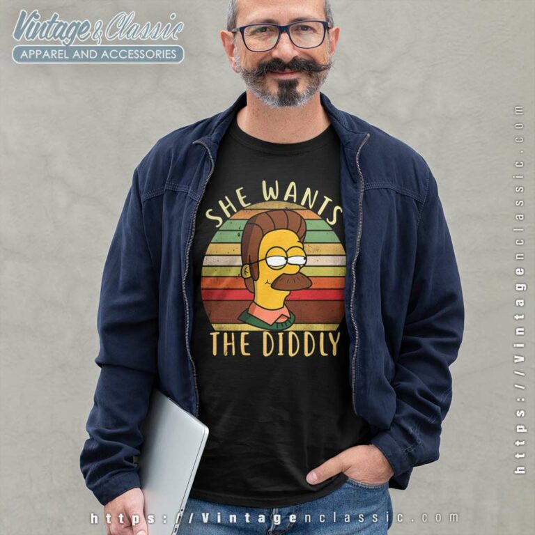 The Simpsons Shirt She Wants The Diddly Long Sleeve Tee The Simpsons Shirt She Wants The Diddly Long Sleeve Tee