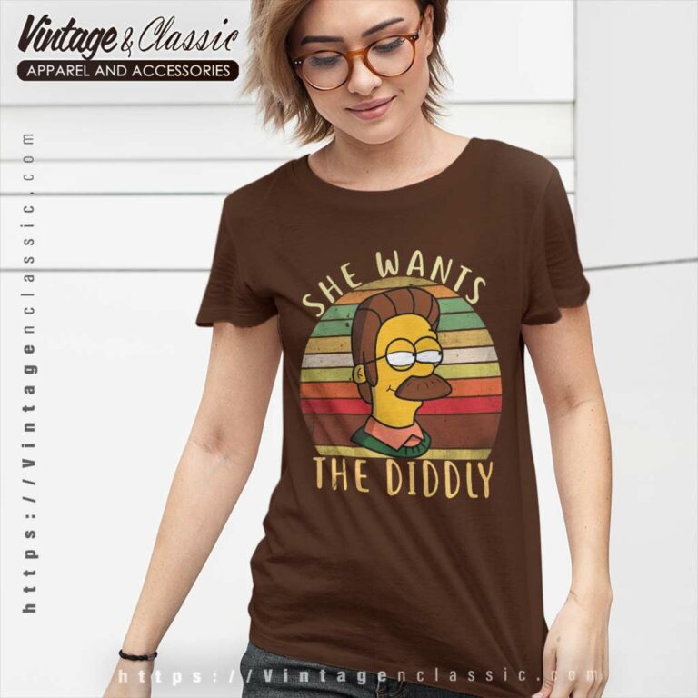 The Simpsons Shirt She Wants The Diddly Women TShirt The Simpsons Shirt She Wants The Diddly Women TShirt