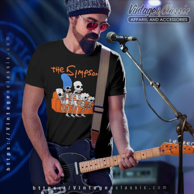 The Simpsons Skeletons Treehouse Of Horror Couch T Shirt The Simpsons Skeletons Treehouse Of Horror Couch T Shirt