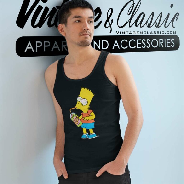 The Simpsons Squishees Sugar Rush Bart Tank Top Racerback The Simpsons Squishees Sugar Rush Bart Tank Top Racerback