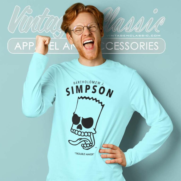 The Simpsons X Neff Bartholomew Long Sleeve Tee The Simpsons X Neff Bartholomew Long Sleeve Tee