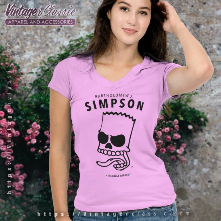 The Simpsons X Neff Bartholomew V Neck TShirt The Simpsons X Neff Bartholomew V Neck TShirt