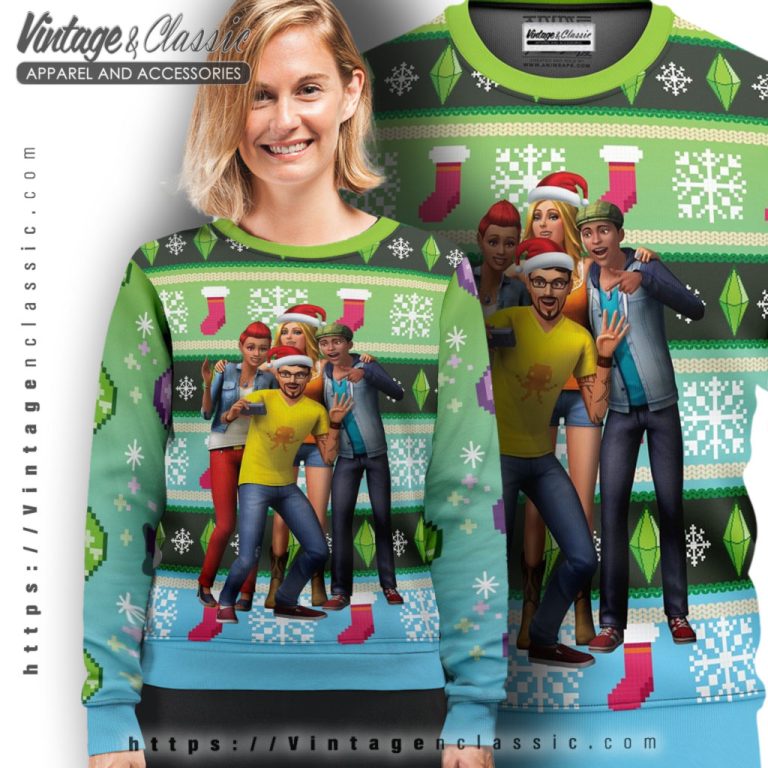 The Sims Ugly Christmas Sweater Ugly Sweater shirt The Sims Ugly Christmas Sweater Ugly Sweater shirt