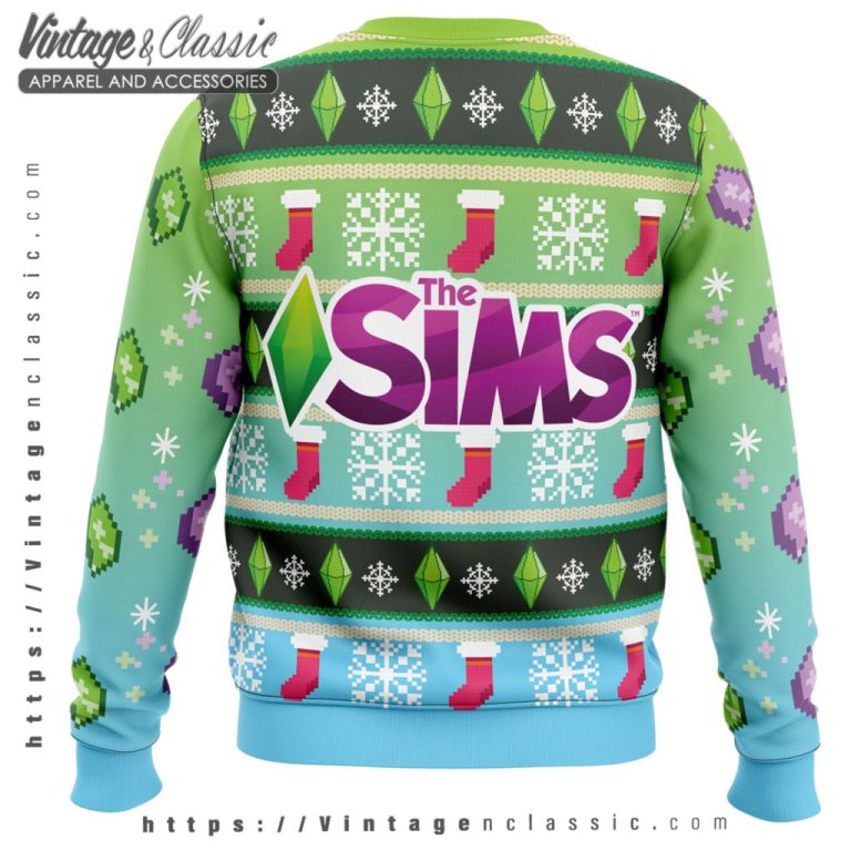 The Sims Ugly Christmas Sweater back Ugly Sweater The Sims Ugly Christmas Sweater back Ugly Sweater