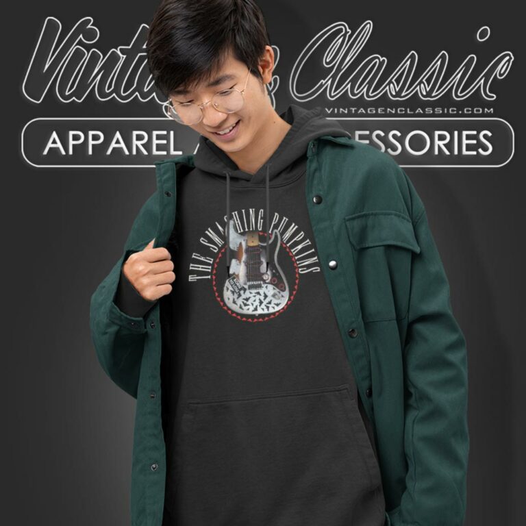 The Smashing Pumpkins Bat Strat Hoodie The Smashing Pumpkins Bat Strat Hoodie