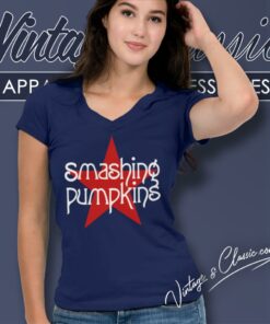 The Smashing Pumpkins Just Say Maybe V Neck TShirt