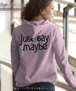 The Smashing Pumpkins Just Say Maybe Women Hoodie Back Side