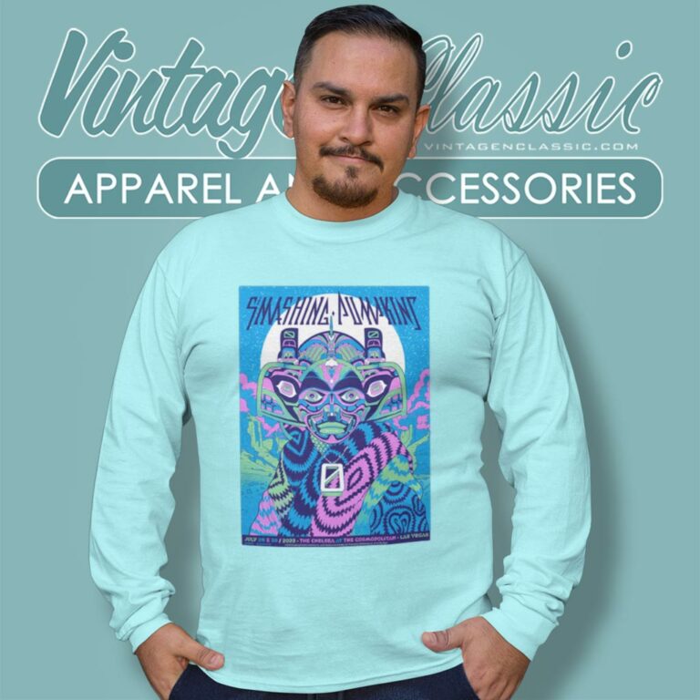 The Smashing Pumpkins Las Vegas Event Poster Long Sleeve Tee The Smashing Pumpkins Las Vegas Event Poster Long Sleeve Tee