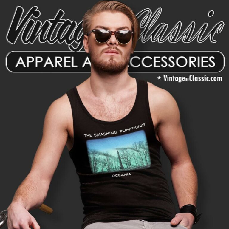 The Smashing Pumpkins Oceania Tank Top Racerback The Smashing Pumpkins Oceania Tank Top Racerback