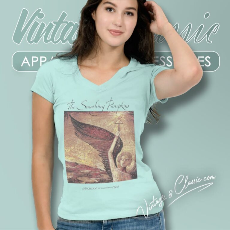 The Smashing Pumpkins Shirt Machina The Machines Of God V Neck TShirt The Smashing Pumpkins Shirt Machina The Machines Of God V Neck TShirt