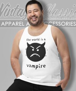 The Smashing Pumpkins Shirt The World Is A Vampire Tank Top Racerback