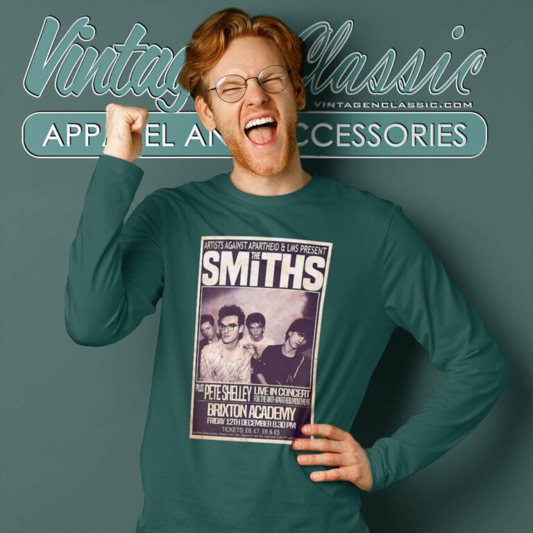 The Smiths 1986 The Final Concert Long Sleeve Tee The Smiths 1986 The Final Concert Long Sleeve Tee