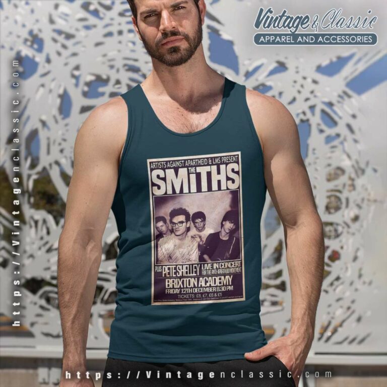 The Smiths 1986 The Final Concert Tank Top Racerback The Smiths 1986 The Final Concert Tank Top Racerback