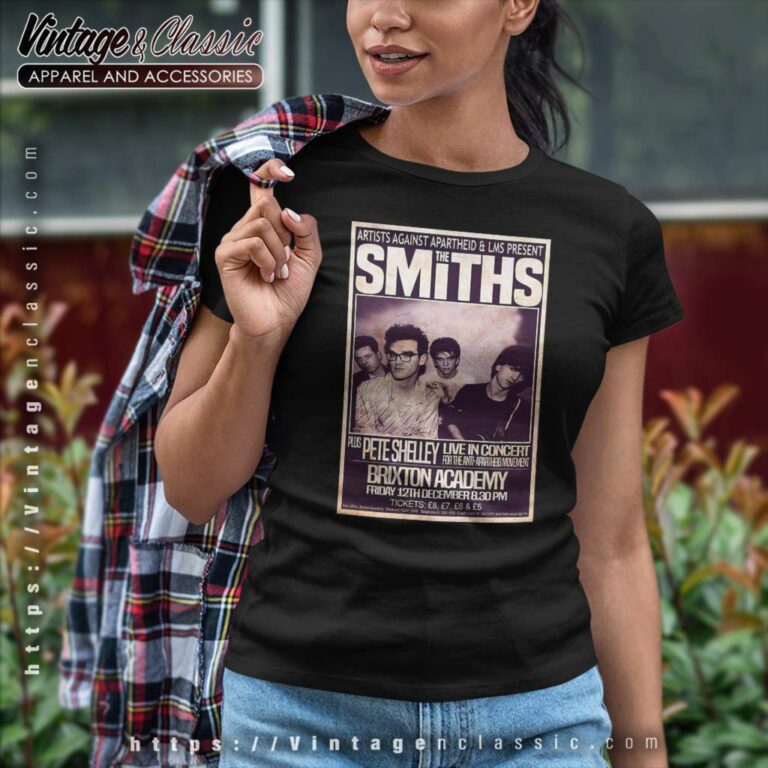 The Smiths 1986 The Final Concert Women TShirt The Smiths 1986 The Final Concert Women TShirt