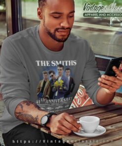 The Smiths 41th Anniversary 1983 2023 Signatures Thank You For The Memorie Sweatshirt