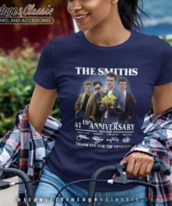 The Smiths 41th Anniversary 1983 2023 Signatures Thank You For The Memorie Women TShirt