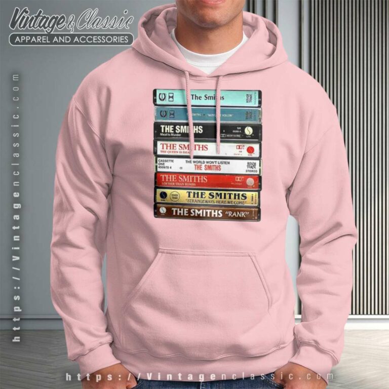 The Smiths Albums Cassette Hoodie The Smiths Albums Cassette Hoodie