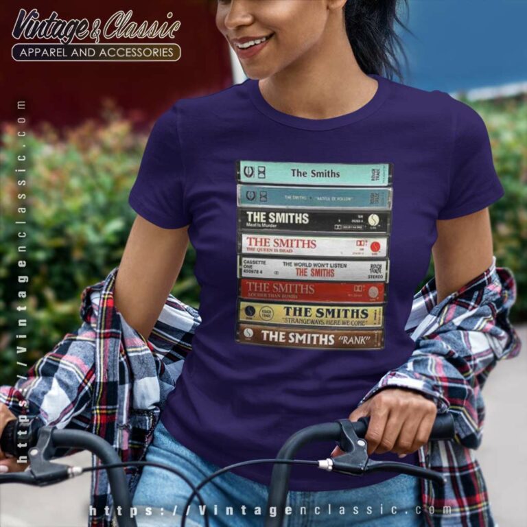 The Smiths Albums Cassette Women TShirt The Smiths Albums Cassette Women TShirt