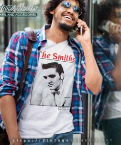 The Smiths Morrissey Elvis V Neck TShirt