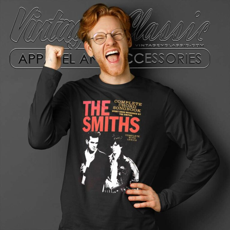 The Smiths Shirt Complete Chord Songbook Long Sleeve Tee The Smiths Shirt Complete Chord Songbook Long Sleeve Tee