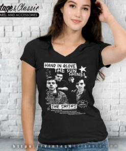 The Smiths Shirt Hand In Glove V Neck TShirt