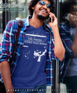 The Smiths Shirt Louder Than Bombs V Neck TShirt