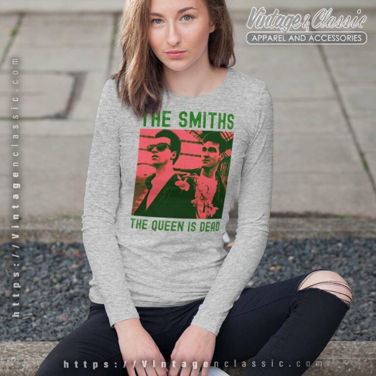 The Smiths Shirt Morrissey And Johnny Marr Long Sleeve Tee The Smiths Shirt Morrissey And Johnny Marr Long Sleeve Tee