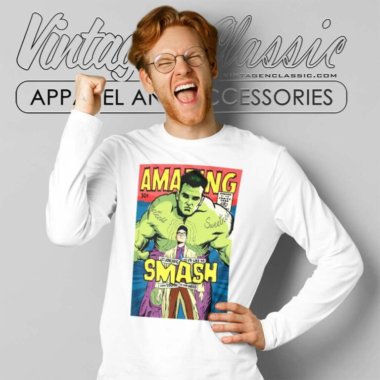The Smiths Shirt Morrissey The Hulk Long Sleeve Tee The Smiths Shirt Morrissey The Hulk Long Sleeve Tee