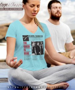 The Smiths Shirt The Queen Is Dead Lyrics V Neck TShirt