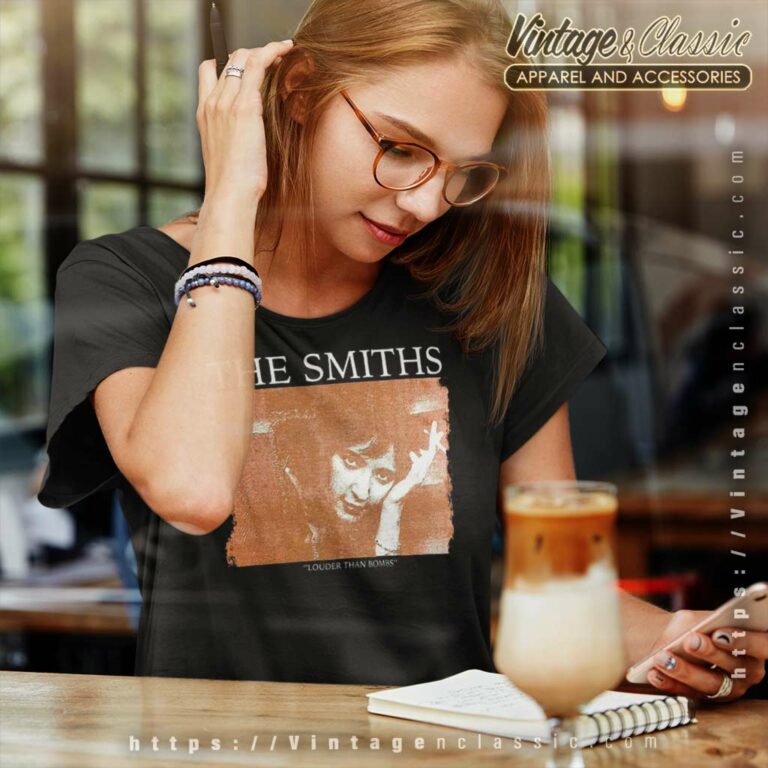 The Smiths Shirt Vintage Louder Than Bombs Women TShirt The Smiths Shirt Vintage Louder Than Bombs Women TShirt