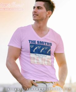 The Smiths Us Tour 86 Queen Is Dead V Neck TShirt