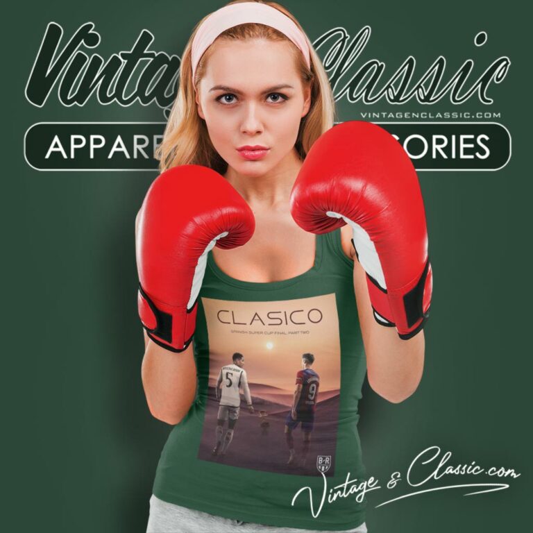 The Spanish Super Cup Final Part Two 2024 Clasico Real Madrid Vs Barcelona Tank Top Racerback The Spanish Super Cup Final Part Two 2024 Clasico Real Madrid Vs Barcelona Tank Top Racerback