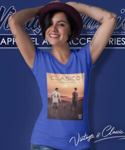 The Spanish Super Cup Final Part Two 2024 Clasico Real Madrid Vs Barcelona V Neck TShirt