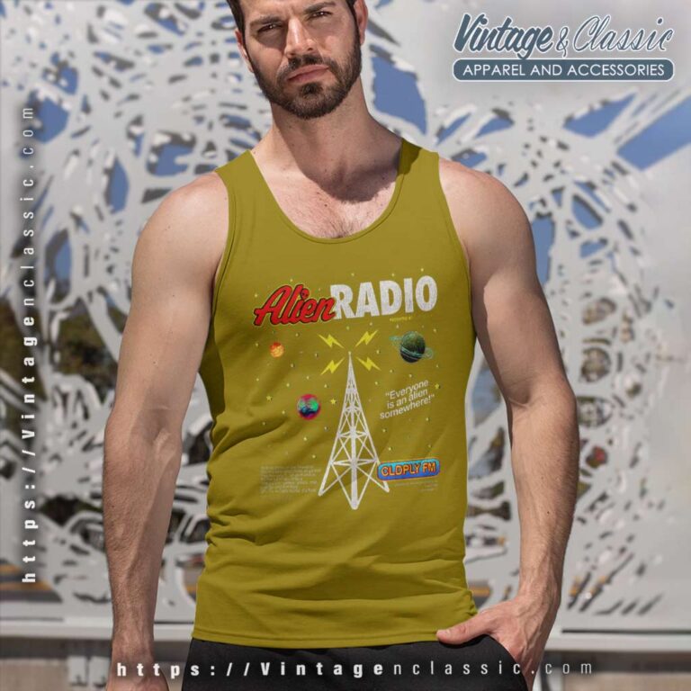 The Spheres Of World Tour Alien Radio Allbum Tank Top Racerback The Spheres Of World Tour Alien Radio Allbum Tank Top Racerback