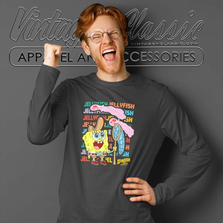 The Spongebob Squarepants Movie Jellyfish Long Sleeve Tee The Spongebob Squarepants Movie Jellyfish Long Sleeve Tee