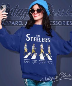 The Steelers Cross The Road Signatures 2023 Shirt 6 The Steelers Cross The Road Signatures 2023 Sweatshirt