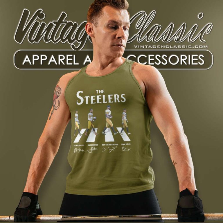 The Steelers Cross The Road Signatures 2023 Tank Top Racerback The Steelers Cross The Road Signatures 2023 Tank Top Racerback