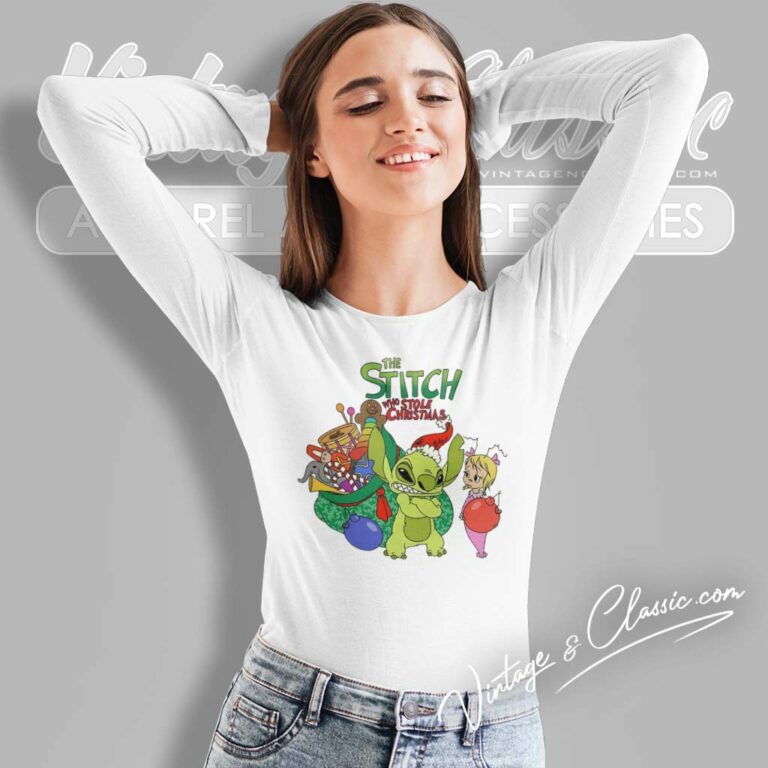The Stitch Who Stole Christmas Long Sleeve Tee The Stitch Who Stole Christmas Long Sleeve Tee