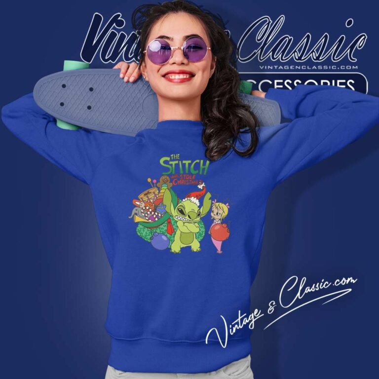 The Stitch Who Stole Christmas Sweatshirt The Stitch Who Stole Christmas Sweatshirt