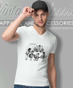 The Strokes Cartoon Version V Neck TShirt